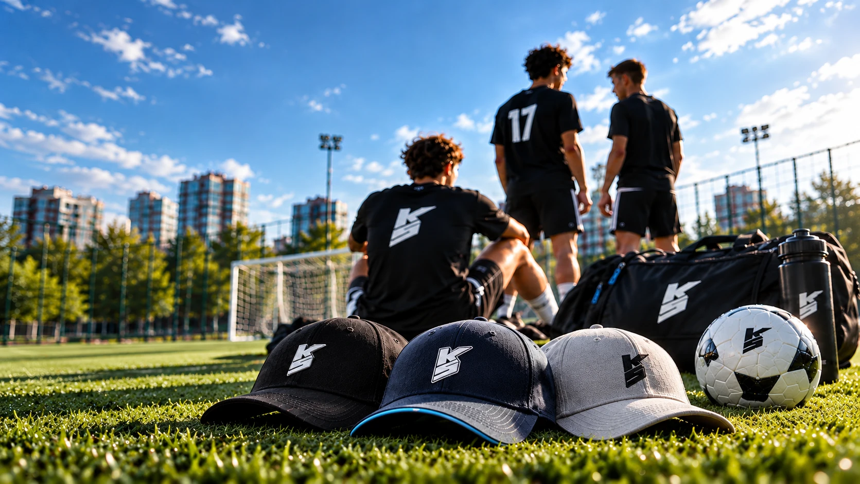 Футболисты Kvazar Sport на поле