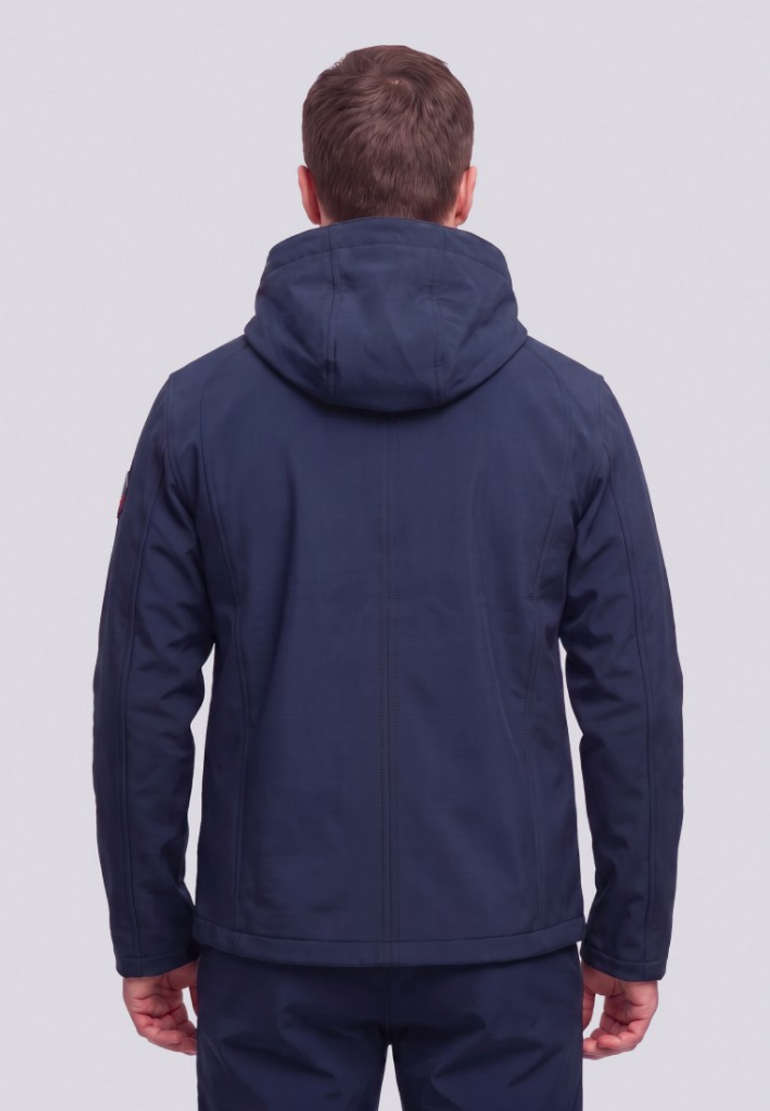 Куртка «Кардиф» Navy — спереди — миниатюра 3