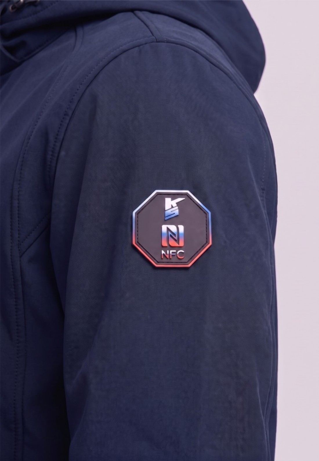 Куртка «Кардиф» Navy — спереди — миниатюра 2