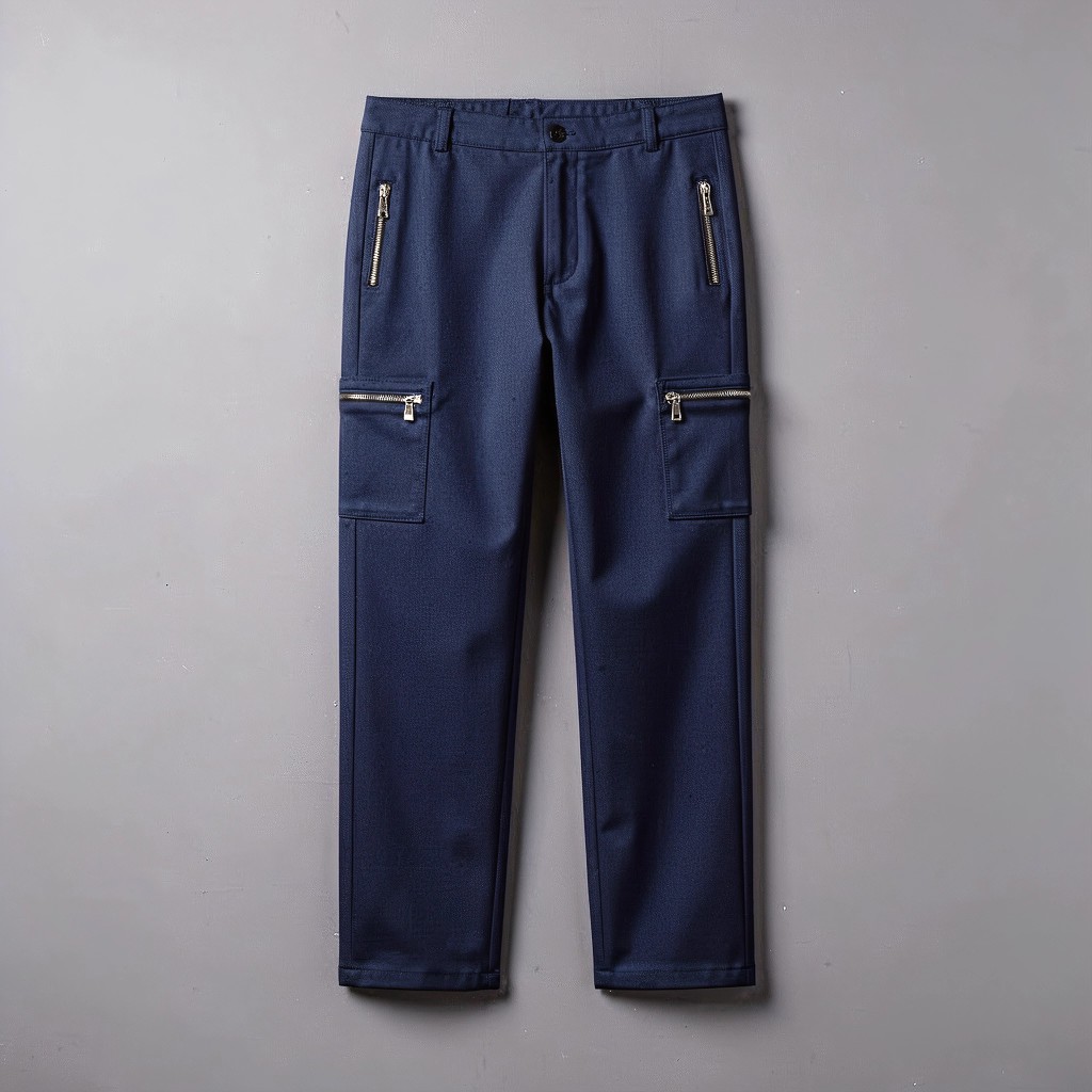Штаны Kardif Cargo Navy — спереди