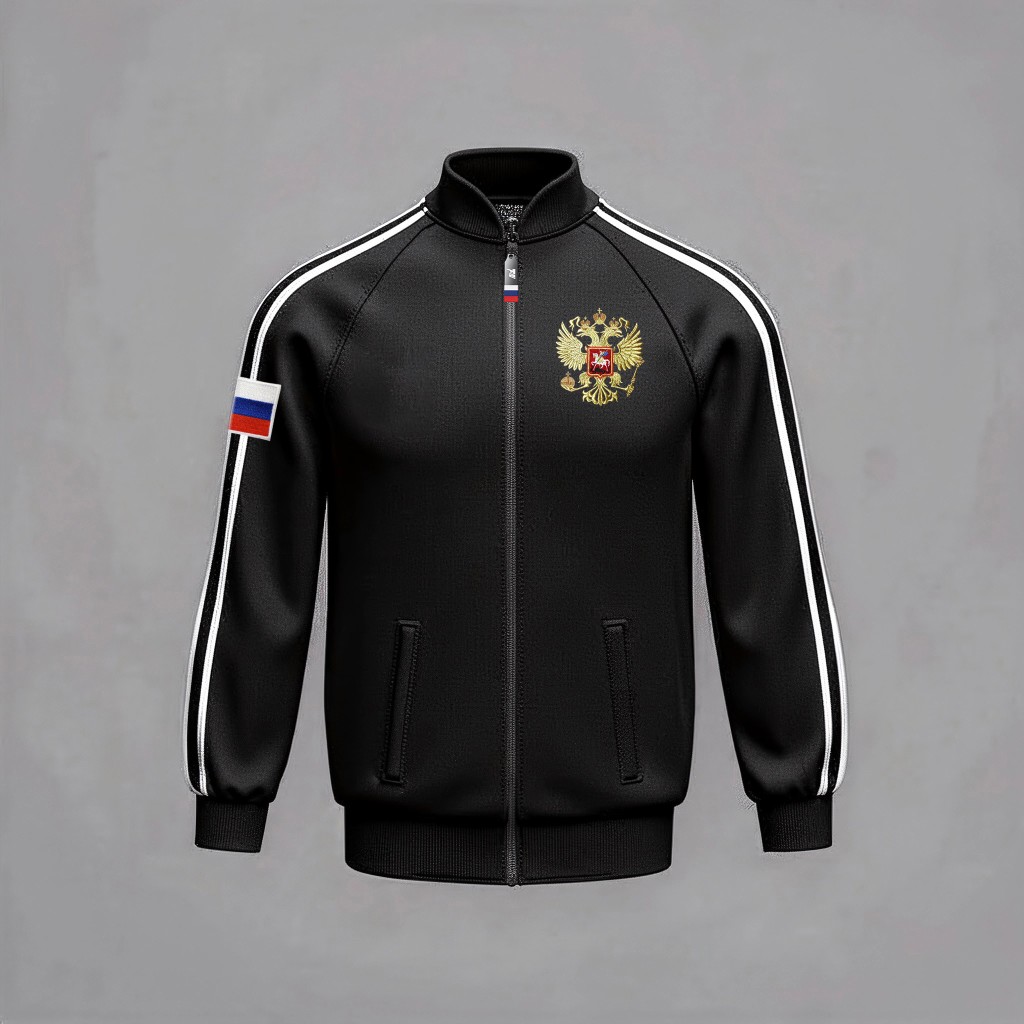 Куртка Парадная Navy · White — спереди — миниатюра 4