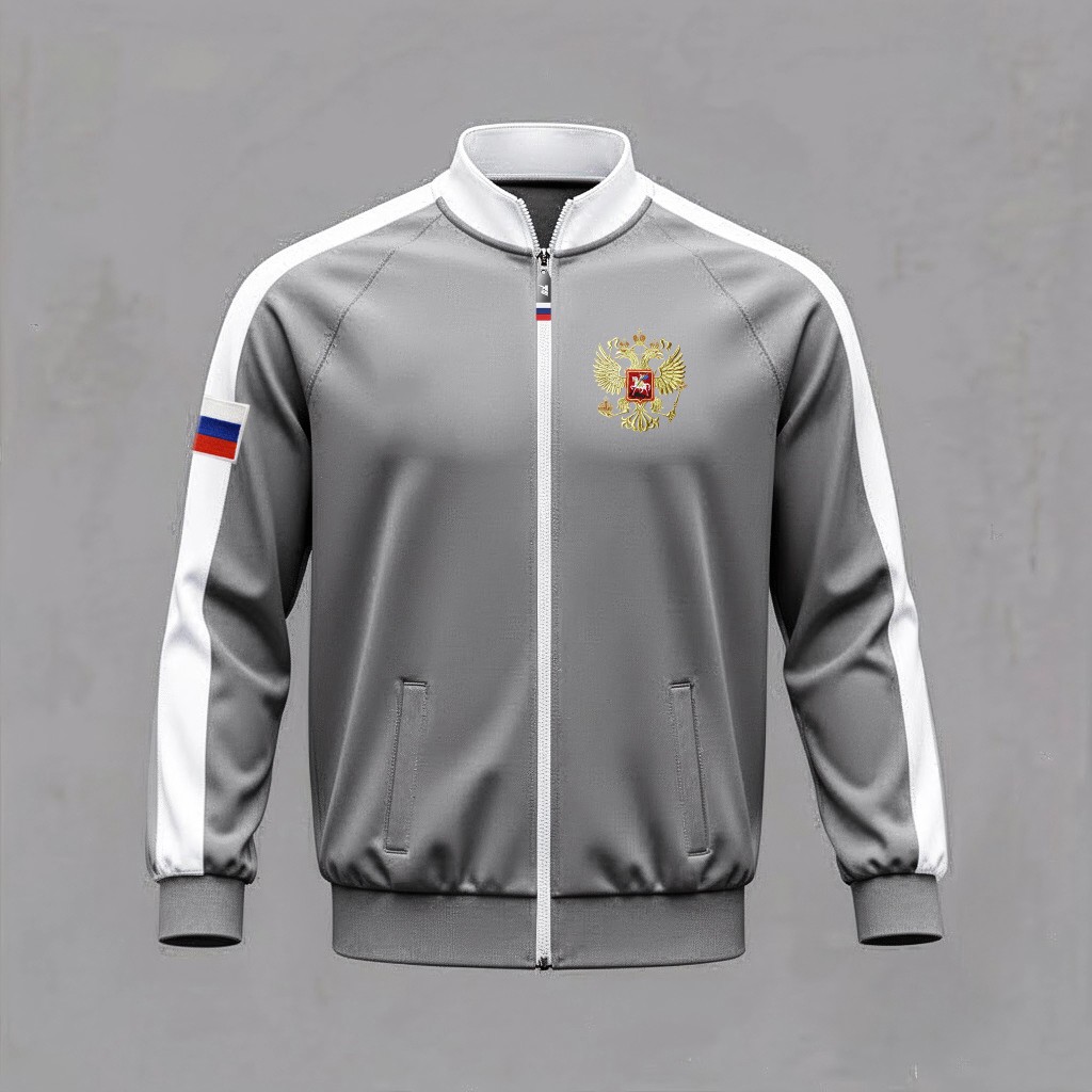 Куртка Парадная Navy · White — спереди — миниатюра 3