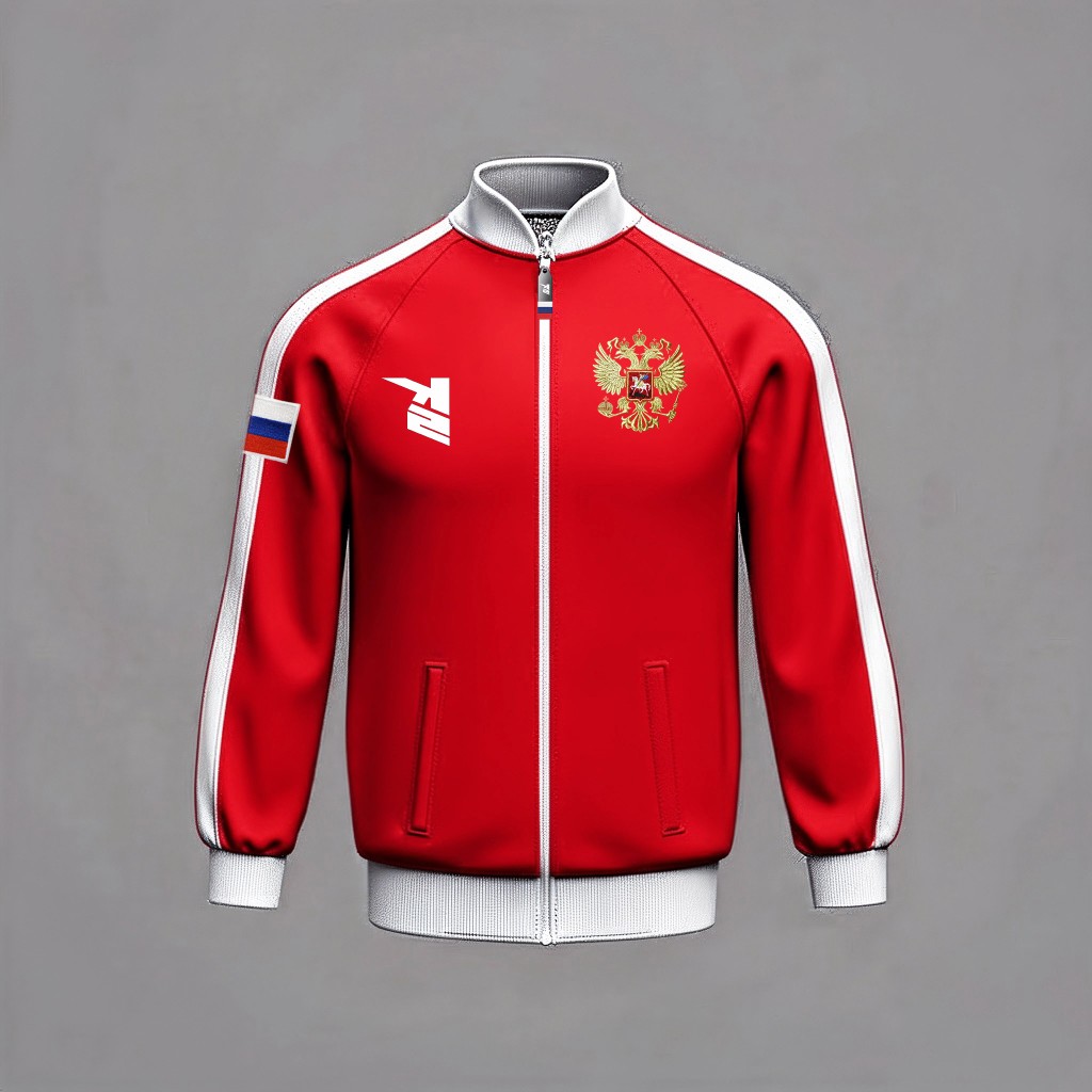 Куртка Парадная Navy · White — спереди — миниатюра 2