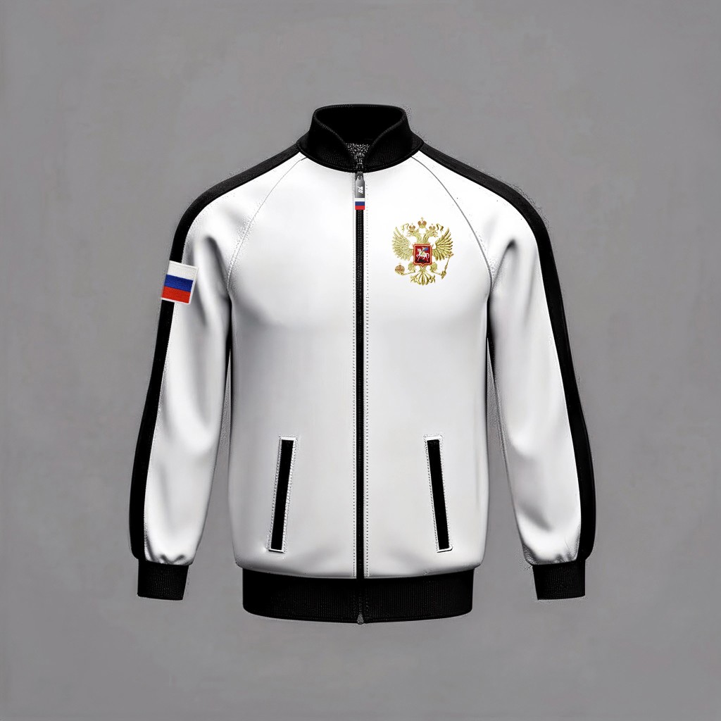 Куртка Парадная Navy · White — спереди — миниатюра 6