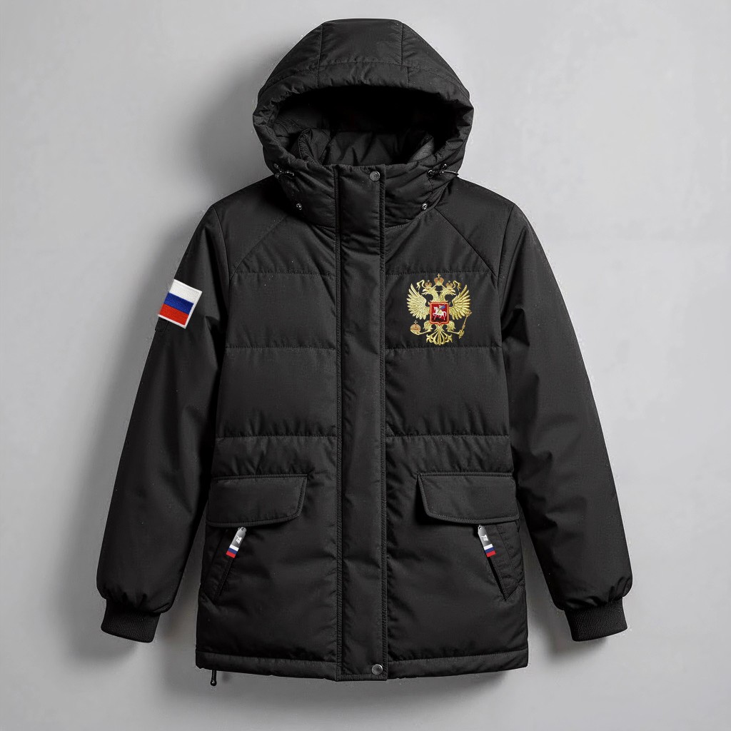 Куртка Парка Navy — спереди — миниатюра 4