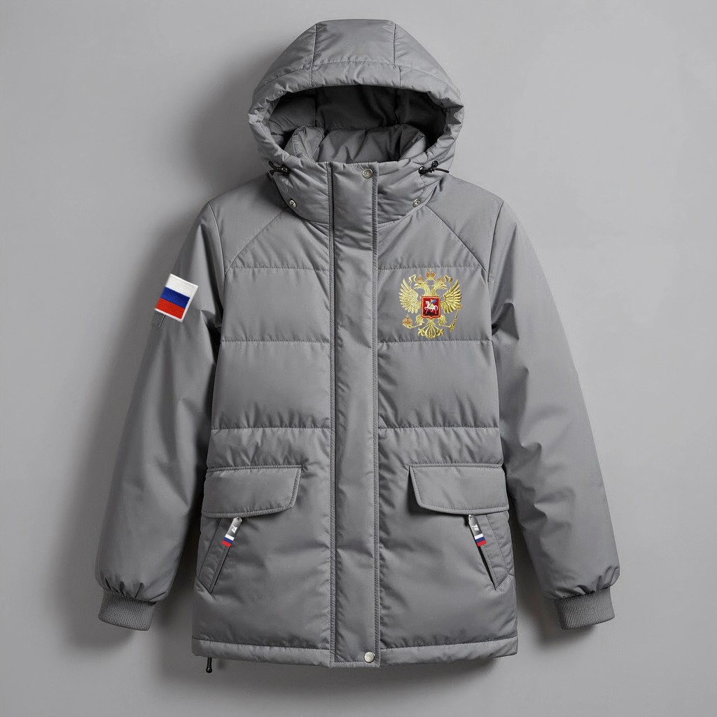 Куртка Парка Navy — спереди — миниатюра 3