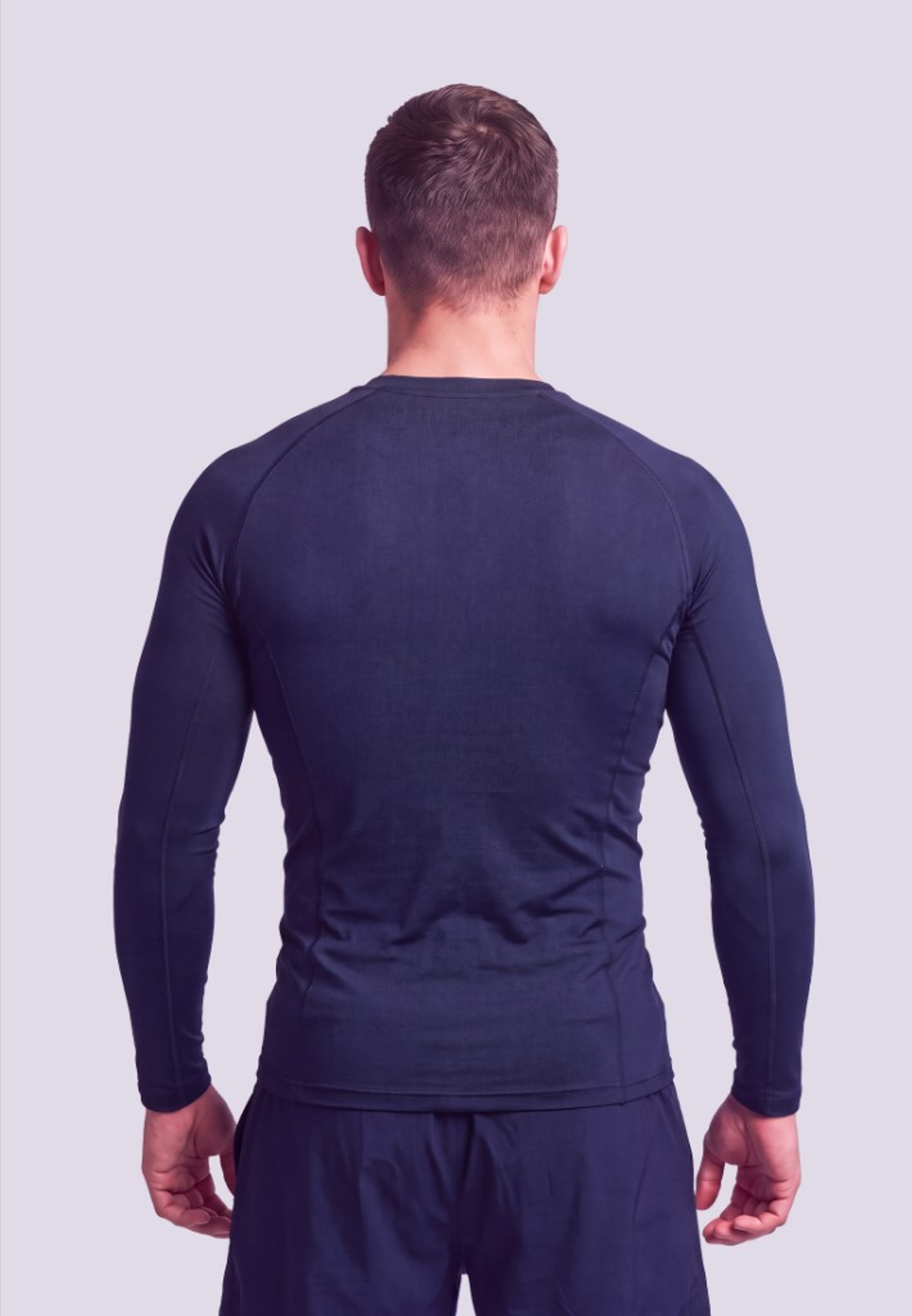 Рашгард Kvazar Navy — спереди — миниатюра 3