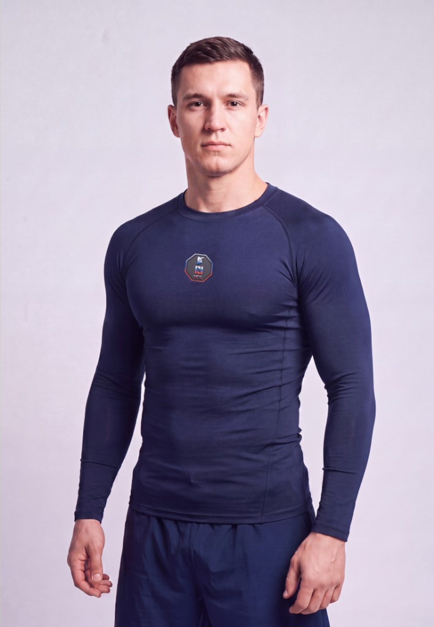 Рашгард Kvazar Navy — спереди — миниатюра 2