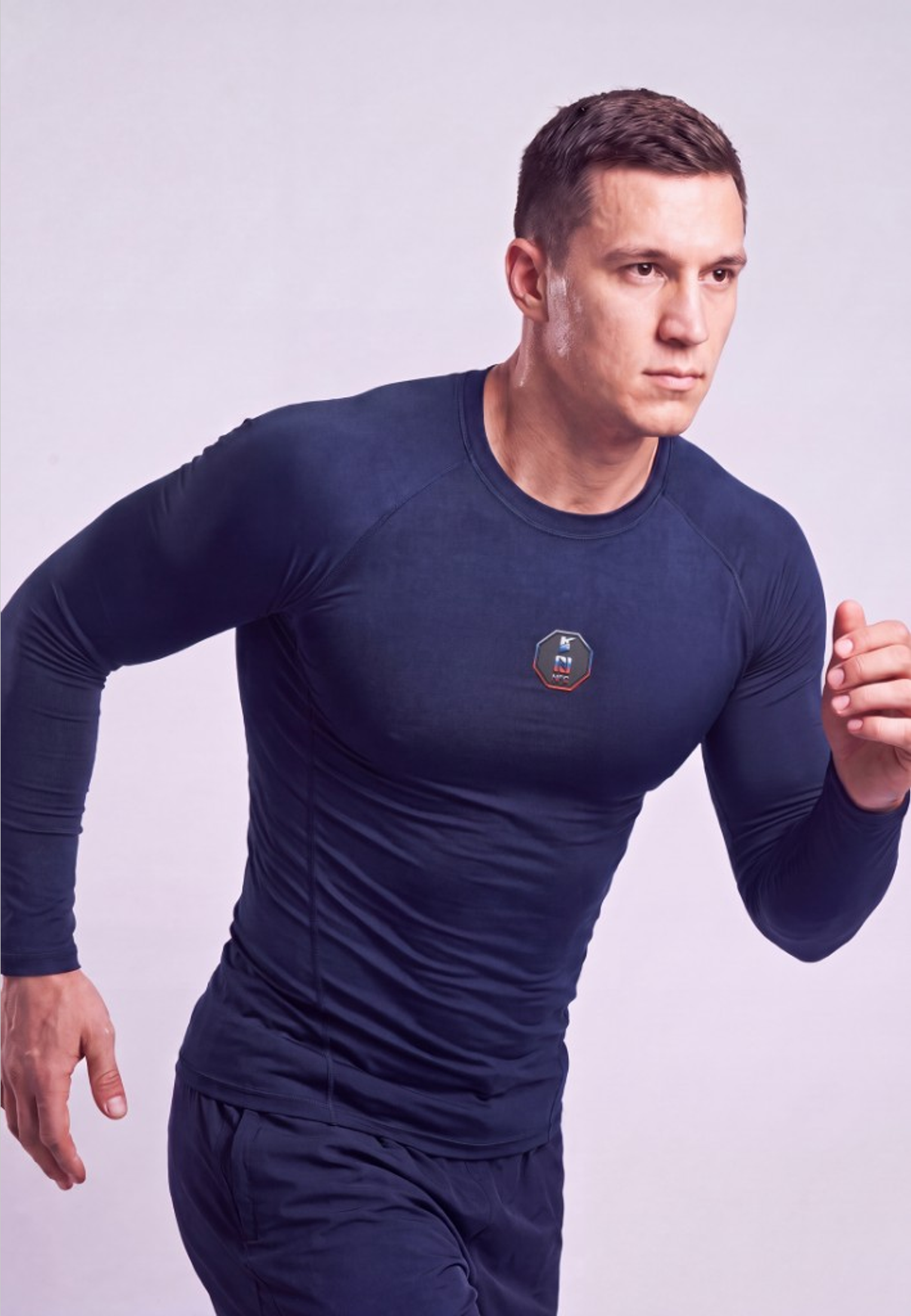 Рашгард Kvazar Navy — спереди — миниатюра 4
