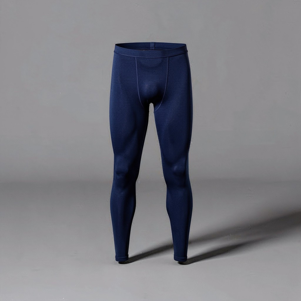 Тайтсы компрессионные Navy — спереди