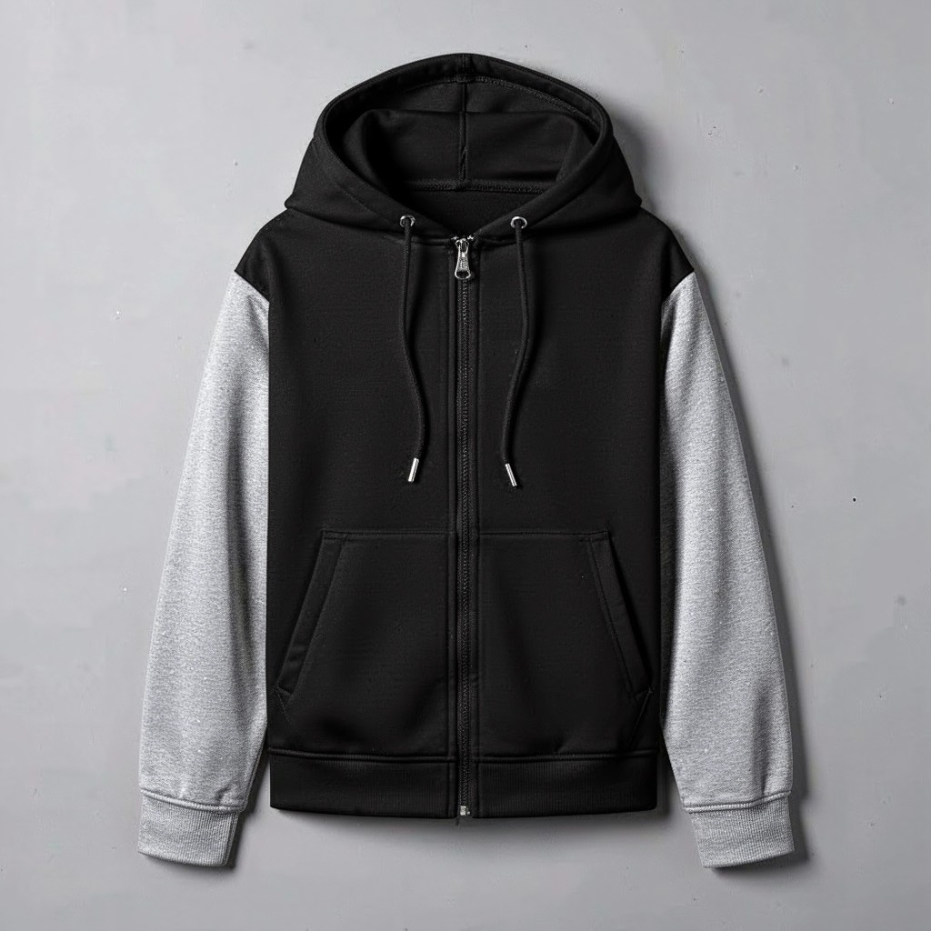 Толстовка Navy · White — спереди — миниатюра 4