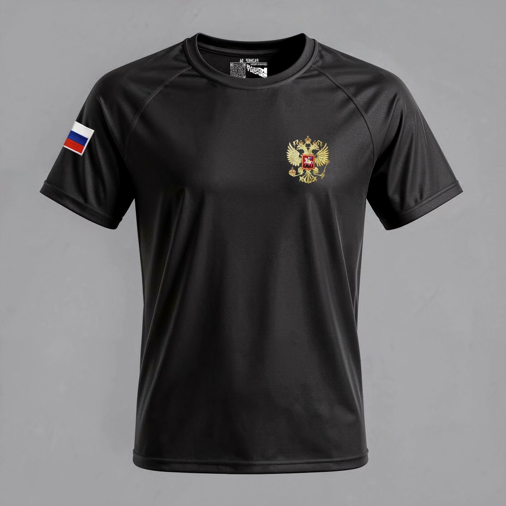 Футболка разминочная Navy — спереди — миниатюра 4