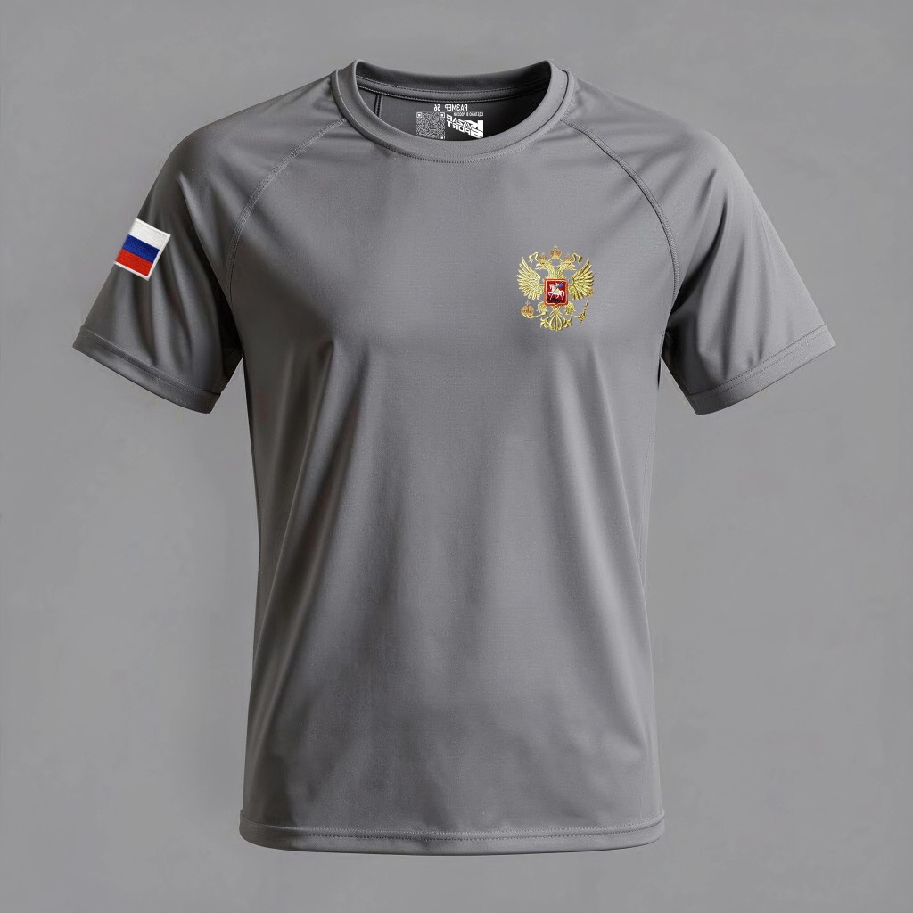 Футболка разминочная Navy — спереди — миниатюра 5
