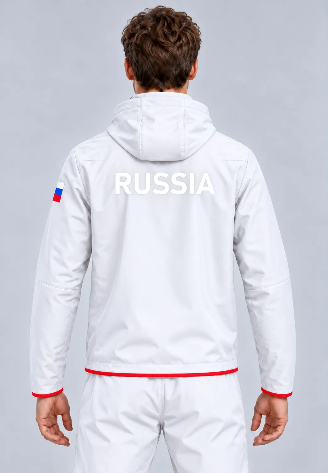 Куртка «Куба», белый, со спины